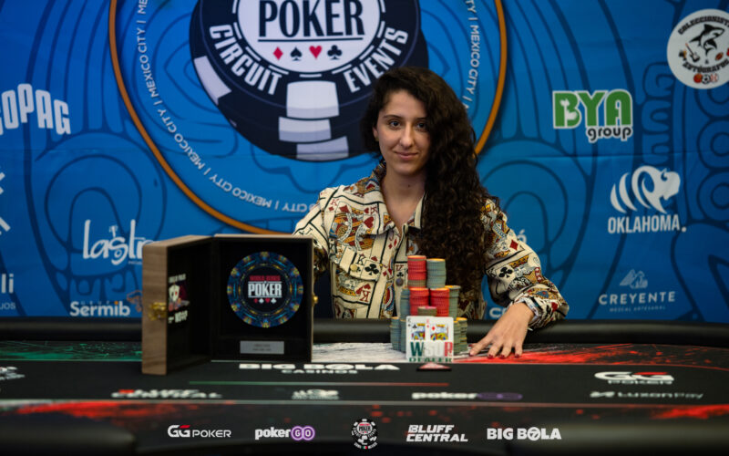 Daniela González fue la reina entre las damas en el WSOP-C México