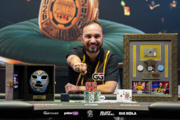 Suárez se calzó el anillo más codiciado del WSOP-C México, gracias a su victoria en el torneo central