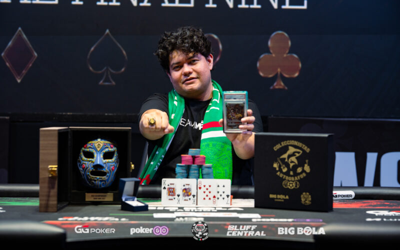 Tovar encontró su anillo del WSOP-C México en la contienda de las cuatro cartas